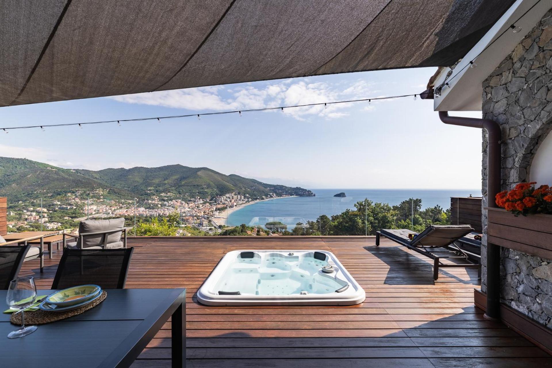 Spettacolare Vista Isola Terrazza E Idromassaggio Vila Noli Exterior foto